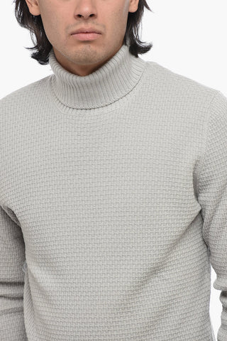 Turtleneck DANE Jacquard Virgin Wool Sweater