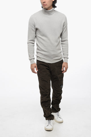 Turtleneck DANE Jacquard Virgin Wool Sweater