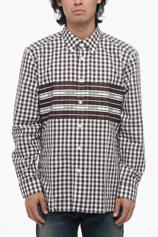 Gingham Patterned Popeline Shirt
