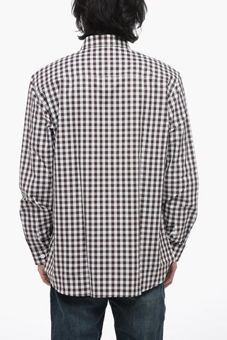 Gingham Patterned Popeline Shirt