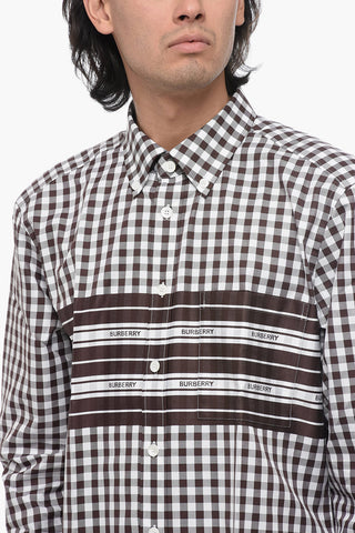 Gingham Patterned Popeline Shirt