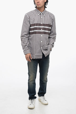 Gingham Patterned Popeline Shirt