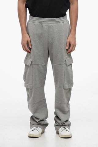 Joggers Cargo in Cotone Felpato