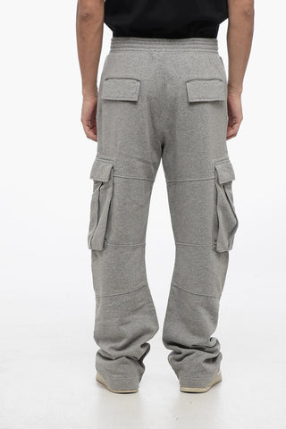 Joggers Cargo in Cotone Felpato