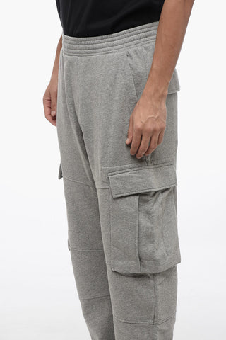 Joggers Cargo in Cotone Felpato