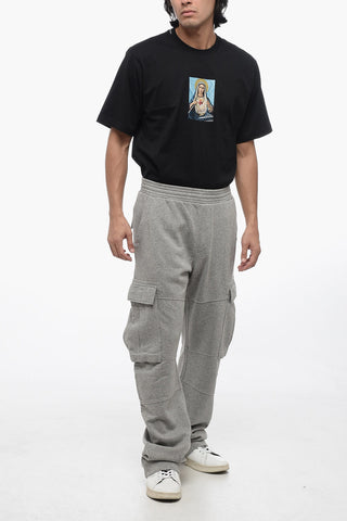 Joggers Cargo in Cotone Felpato