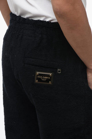 Cotton Terry Straight Fit Sweatpants