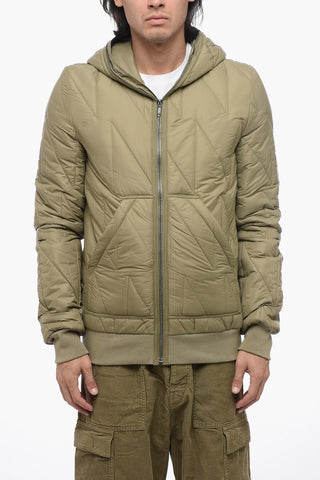 DRKSHDW Hooded GIMP Quilted Jacket