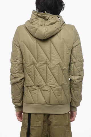 DRKSHDW Hooded GIMP Quilted Jacket