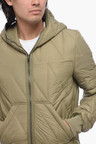 DRKSHDW Hooded GIMP Quilted Jacket