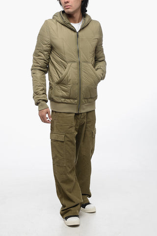 DRKSHDW Hooded GIMP Quilted Jacket