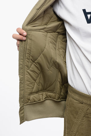 DRKSHDW Hooded GIMP Quilted Jacket