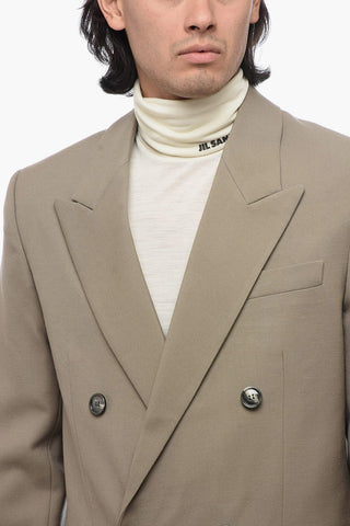 Blazer Doppiopetto Con Tasche Ad Aletta