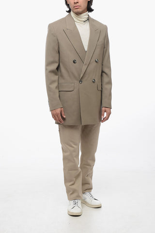Blazer Doppiopetto Con Tasche Ad Aletta