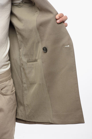 Blazer Doppiopetto Con Tasche Ad Aletta