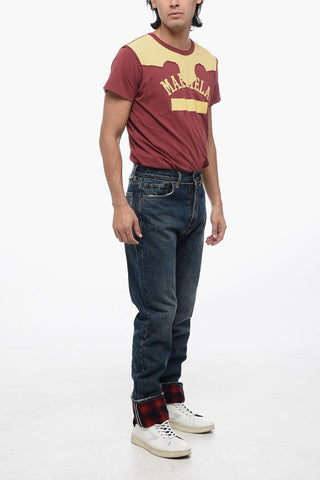 MM8 PENDLETON Jeans Relaxed Fit con Orlo in Lana