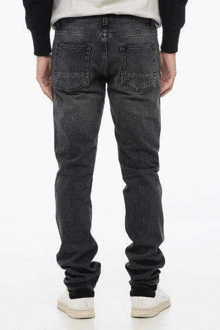 Skinny Fit Denims with Distressed Details 15cm