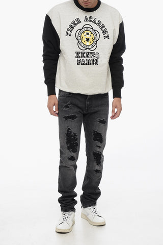 Skinny Fit Denims with Distressed Details 15cm