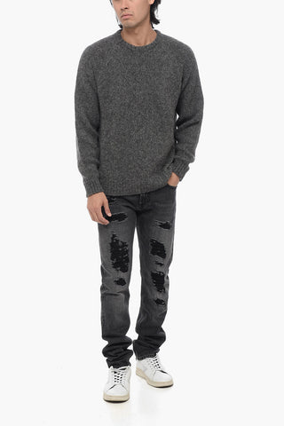 GIORGIO Maglia Girocollo in Misto Alpaca