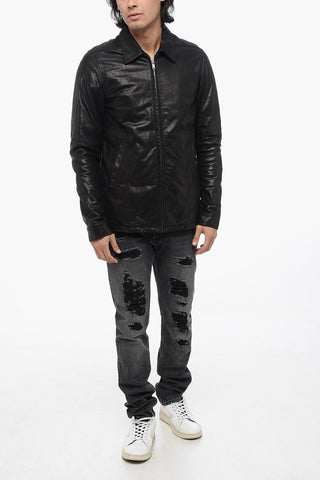 Leather BRAD Coach Jacket