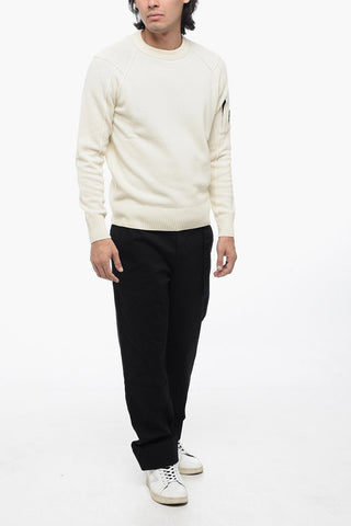 Wool SEA ISLAND Sweater with Visible Stitching