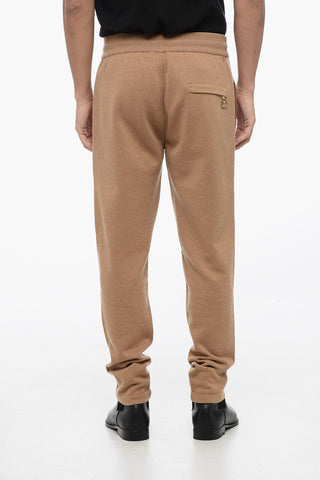 Joggers in Misto Cashmere con Tasche a Zip