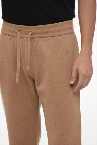 Joggers in Misto Cashmere con Tasche a Zip