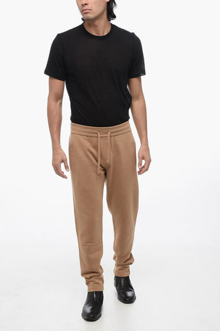 Joggers in Misto Cashmere con Tasche a Zip