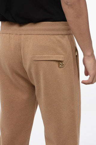 Joggers in Misto Cashmere con Tasche a Zip