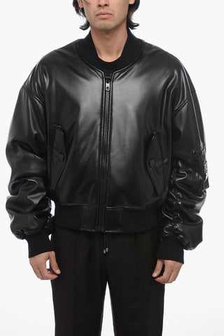 Vegan Leather Bomber
