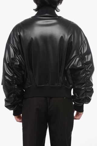 Bomber In Pelle Vegana 