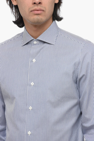 Awning Striped MILANO Shirt with Spread Collar