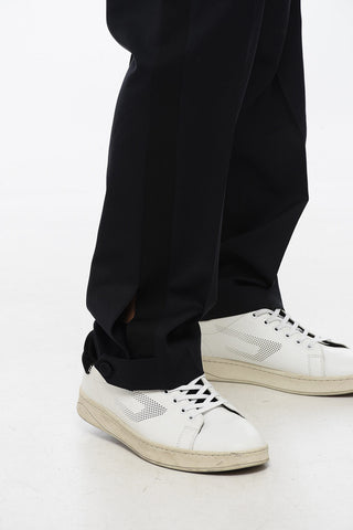 PETER DOIG 4-Pocketed Wool Pants with Ankle Martingale