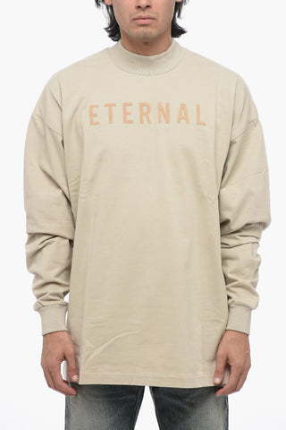 T-shirt ETERNAL In Cotone a Maniche Lunghe