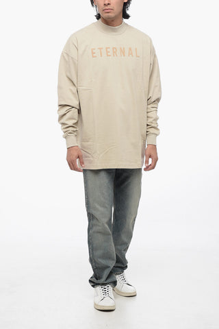 T-shirt ETERNAL In Cotone a Maniche Lunghe
