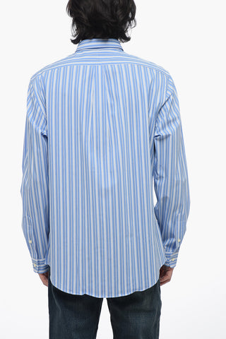 Camicia Slim con Fantasia a Righe