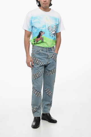 Slim Fit FUORI! Printed Denims 17cm