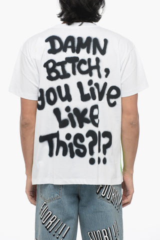 Printed Organic Cotton Crew-neck T-Shirt