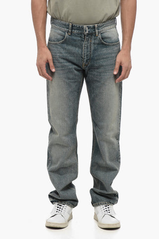 Slim Fit Stone Washed Denims 21cm