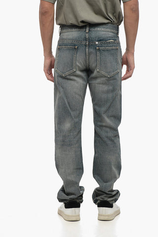 Slim Fit Stone Washed Denims 21cm