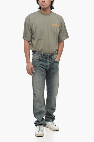 Slim Fit Stone Washed Denims 21cm