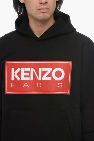 Hooded LABEL Sweatshirt with Velcro Patch