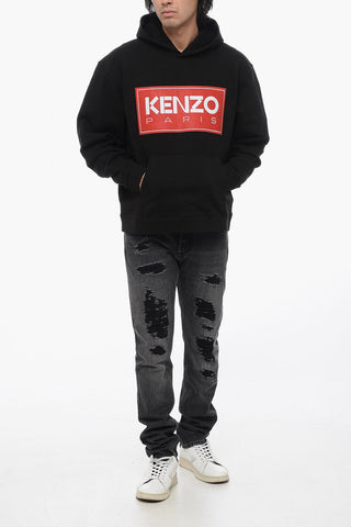 Hooded LABEL Sweatshirt with Velcro Patch