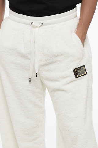Joggers Straight Fit in Spugna di Cotone