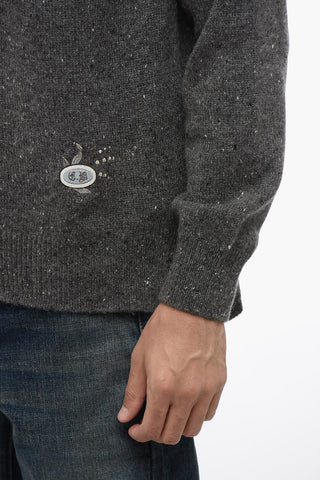 Maglia in Cashmere con Collo a Polo