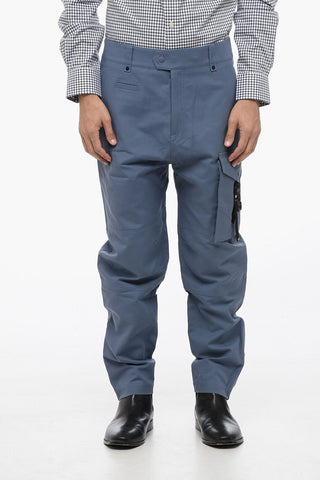 Cotton Cargo Pants with Safety Detail