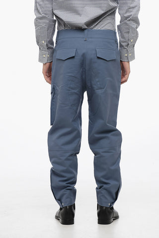 Cotton Cargo Pants with Safety Detail