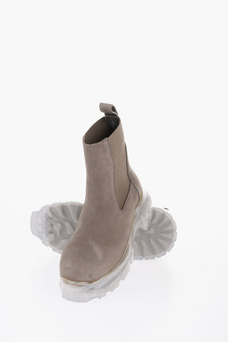Leather BEATLE BOZO Chelsea Boots with Rubber Sole