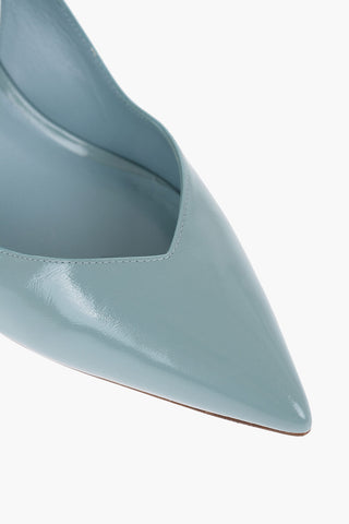 Patent Leather EVA Slingback Pumps with Point Heel 7,5cm
