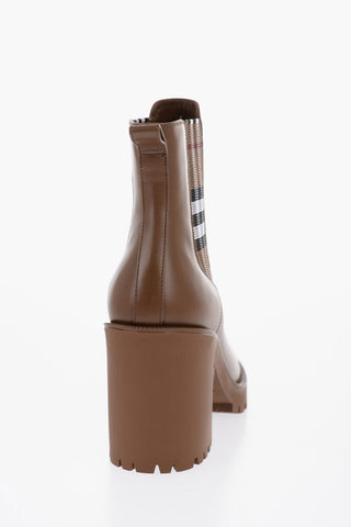 Leather NEWALLOSTOCK Ankle Boots with Heel 9,5cm